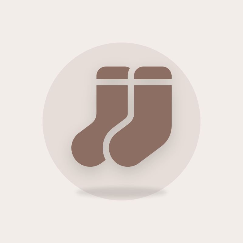 جوارب قطنية (6 أزواج)